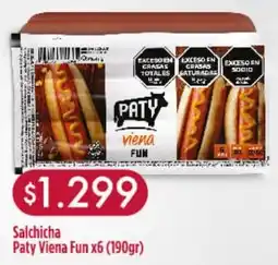 Nini Mayorista Salchicha paty viena fun oferta