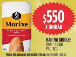 Supermercados Vea Morixe harina común 000 oferta