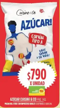 Supermercados Vea Cuisine & co azúcar paq oferta