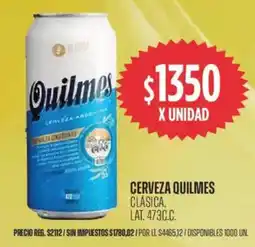 Supermercados Vea Quilmes cerveza clasica lat. oferta