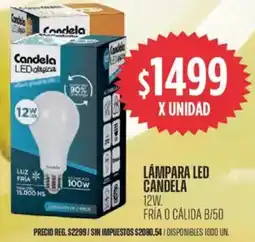 Supermercados Vea Lámpara led candela fría o cálida B/50 oferta