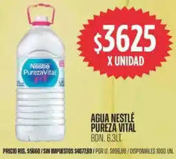 Supermercados Vea Nestlé agua pureza vital bon. oferta