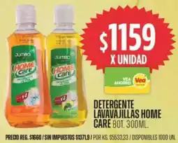 Supermercados Vea Home care detergente lavavajillas bot. oferta