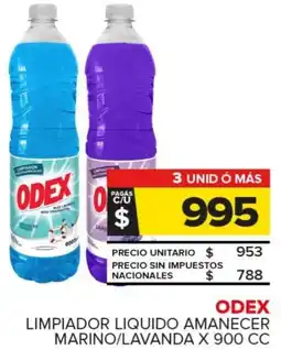 Carrefour Maxi Odex limpiador liquido amanecer marino/lavanda oferta