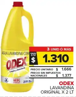 Carrefour Maxi Odex lavandina original oferta