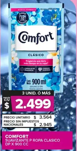 Carrefour Maxi Comfort suavizante p ropa clasico dp oferta