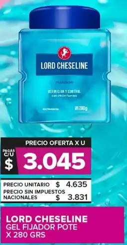 Carrefour Maxi Lord cheseline gel fijador pote oferta