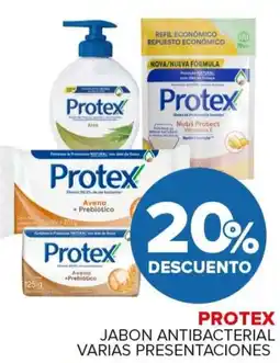 Carrefour Maxi Protex jabon antibacterial varias presentaciones oferta