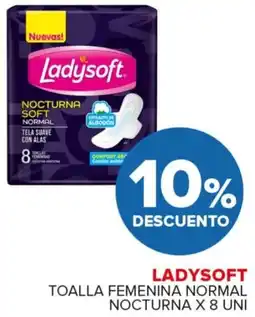Carrefour Maxi Ladysoft toalla femenina normal nocturna oferta