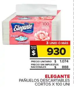 Carrefour Maxi Elegante pañuelos descartables cortos oferta