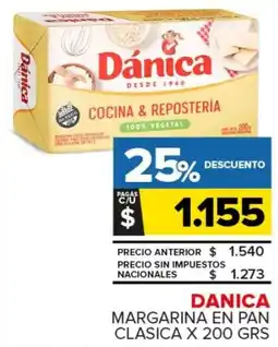 Carrefour Maxi Danica margarina en pan clasica oferta