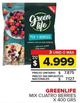 Carrefour Maxi Greenlife mix cuatro berries oferta
