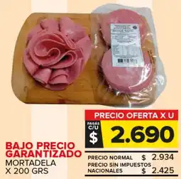 Carrefour Maxi Bajo precio garantizado mortadela oferta