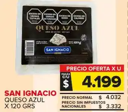 Carrefour Maxi San ignacio queso azul oferta