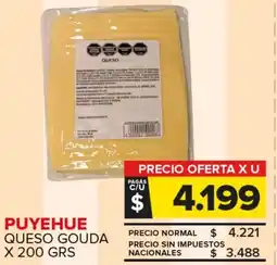 Carrefour Maxi Puyehue queso gouda oferta