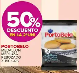 Carrefour Maxi Portobelo medallon merluza rebozado oferta