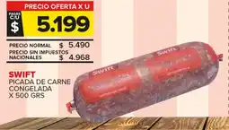 Carrefour Maxi Swift picada de carne congelada oferta
