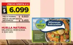 Carrefour Maxi Huella natural milanesa rebozada oferta