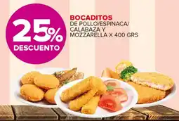 Carrefour Maxi Bocaditos de pollo/espinaca/ calabaza y mozzarella oferta