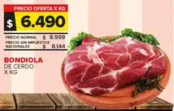 Carrefour Maxi Bondiola de cerdo oferta