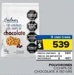 Carrefour Maxi Polvorones c/chips de chocolate oferta