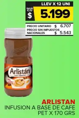 Carrefour Maxi Arlistan infusion a base de cafe pet oferta