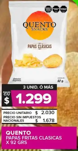 Carrefour Maxi Quento papas fritas clasicas oferta