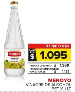 Carrefour Maxi Menoyo vinagre de alcohol pet oferta
