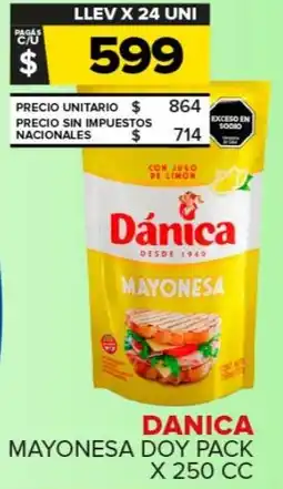Carrefour Maxi Danica mayonesa doy pack oferta