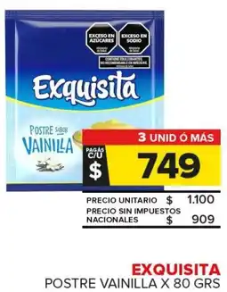 Carrefour Maxi Exquisita postre vainilla oferta