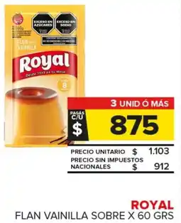 Carrefour Maxi Royal flan vainilla sobre oferta
