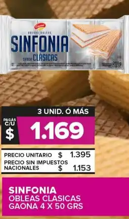 Carrefour Maxi Sinfonia obleas clasicas gaona oferta