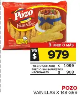 Carrefour Maxi Pozo vainillas oferta