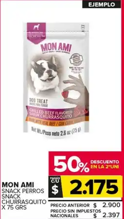 Carrefour Maxi Mon ami snack perros churrasquito oferta