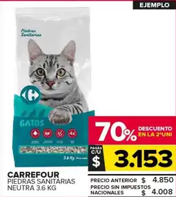 Carrefour Maxi Carrefour piedras sanitarias neutra oferta