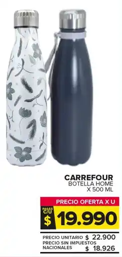Carrefour Maxi Carrefour botella home oferta