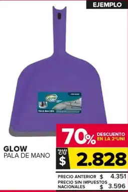 Carrefour Maxi Glow pala de mano oferta