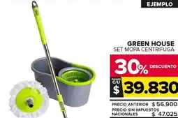 Carrefour Maxi Green house set mopa centrifuga oferta