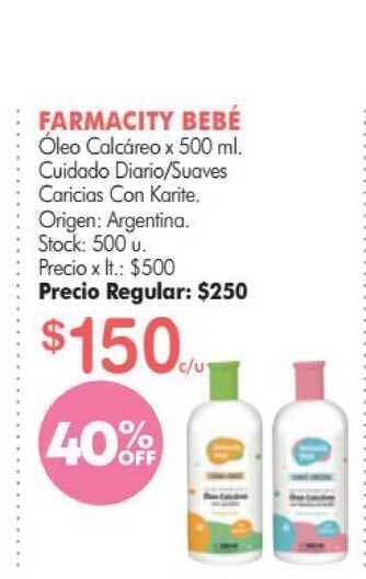 Simplicity Farmacity Bebé óleo Calcáreo x 500ml oferta
