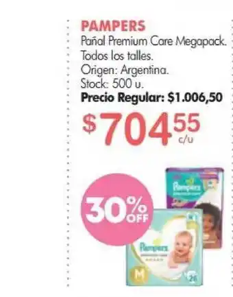 Simplicity Pampers Pañal Premium Care Megapack oferta