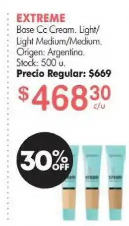 Simplicity Extreme Base Cc Cream oferta