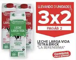 Carrefour La serenisima leche larga vida tetra brick oferta