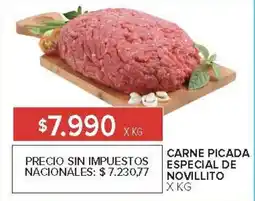 Carrefour Carne picada especial de novillito oferta