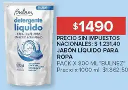 Carrefour Bulnez jabón líquido para ropa oferta