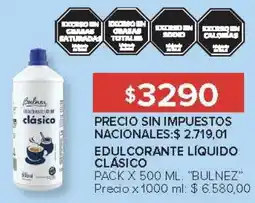 Carrefour Bulnez edulcorante líquido clásico oferta