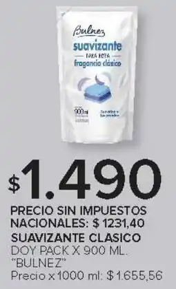 Carrefour Bulnez suavizante fragancia clásico oferta