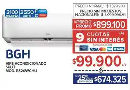 Carrefour Bgh aire acondicionado split oferta