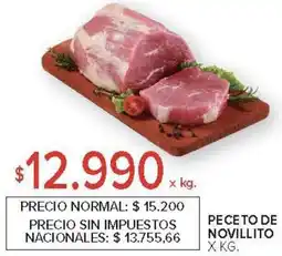 Carrefour Peceto de novillito oferta