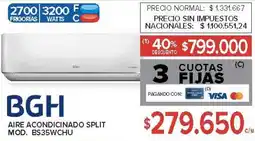 Carrefour Bgh aire acondicinado split oferta