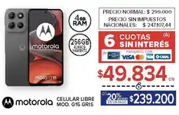 Carrefour Motorola celular libre oferta